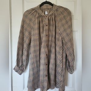 Esby Apparel flannel swing top in size M/L